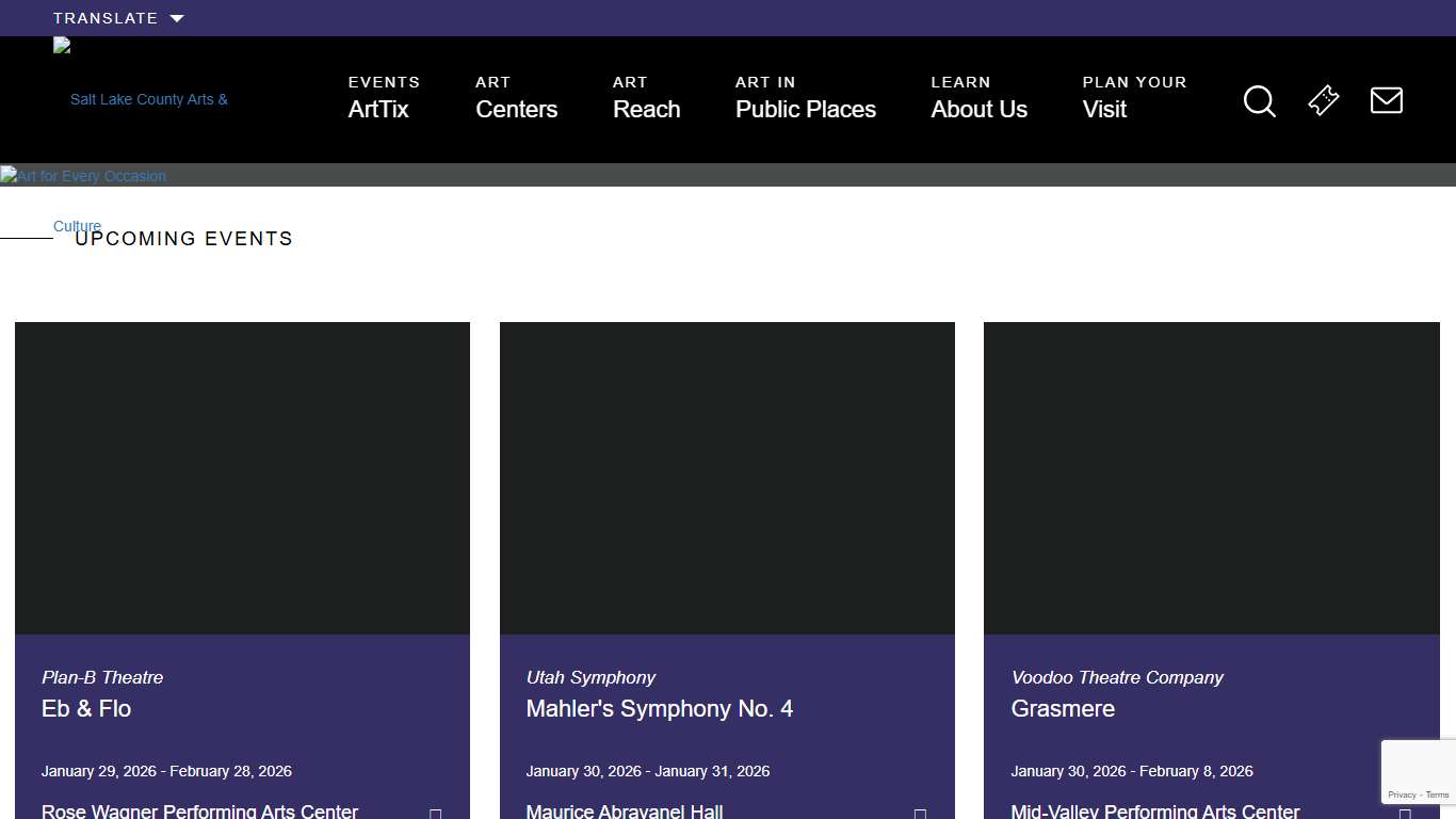 Home Salt Lake County Arts & Culture